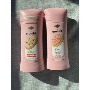NEW Dove‎ X Crumbl Deodorant Confetti Cake + Strawberry Crumb Cake Limited!!